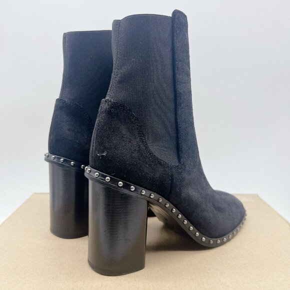 Rag & Bone Romi Studded Waxy Black Suede Chelsea Boots Womens EU 35 US 5 $595 - Picture 7 of 12
